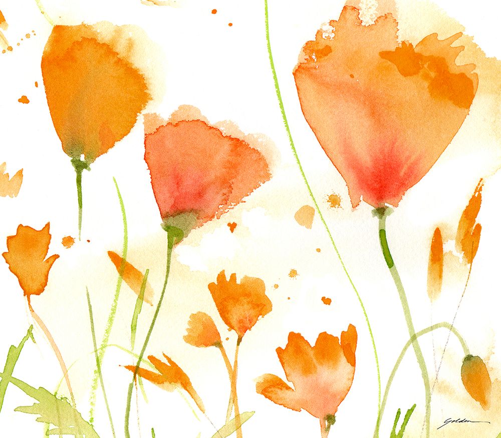 Poppy Moment art print by Sheila Golden for $57.95 CAD