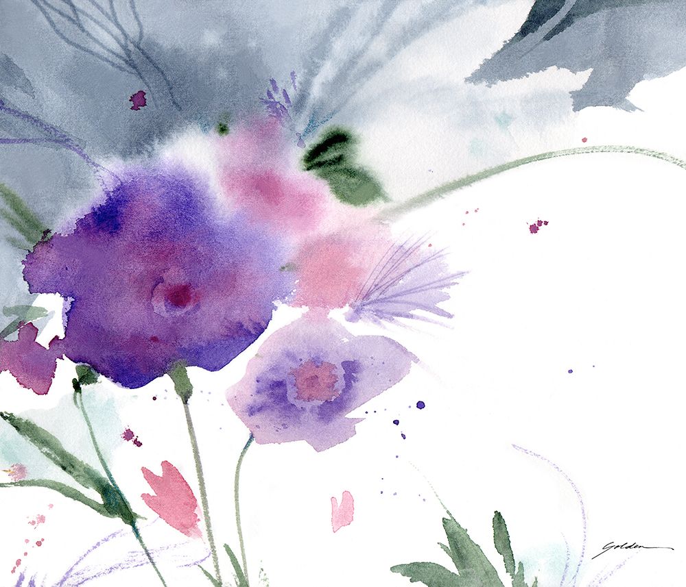Purple Cloud Garden art print by Sheila Golden for $57.95 CAD