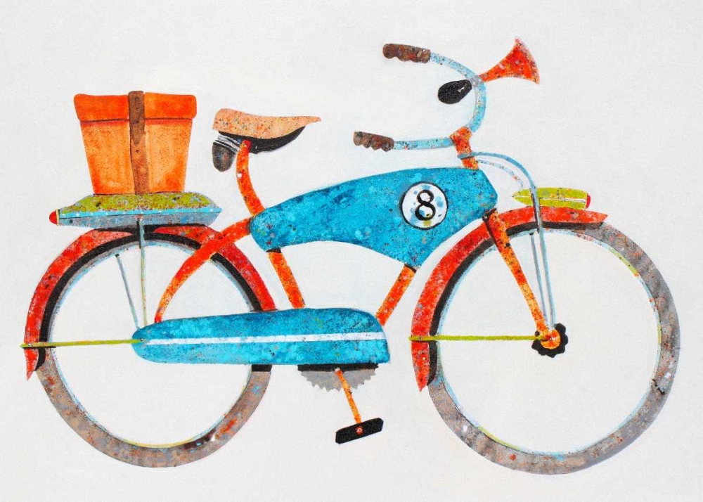 Bike No. 8 art print by Anthony Grant for $57.95 CAD