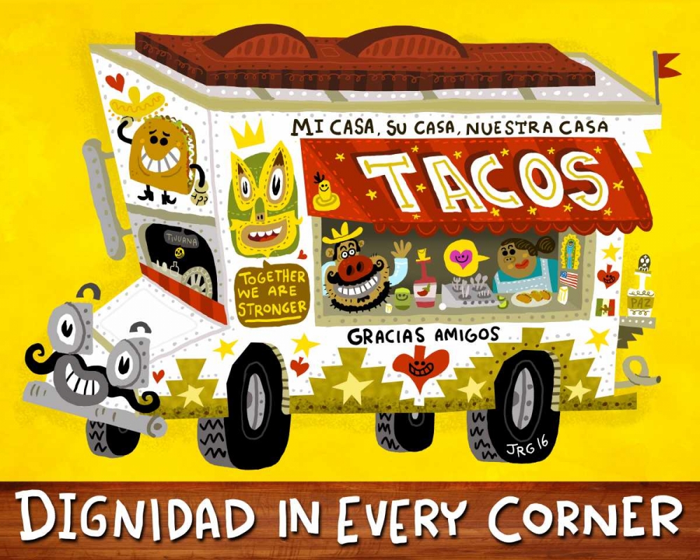 Taco Truck art print by Jorge R. Gutierrez for $57.95 CAD