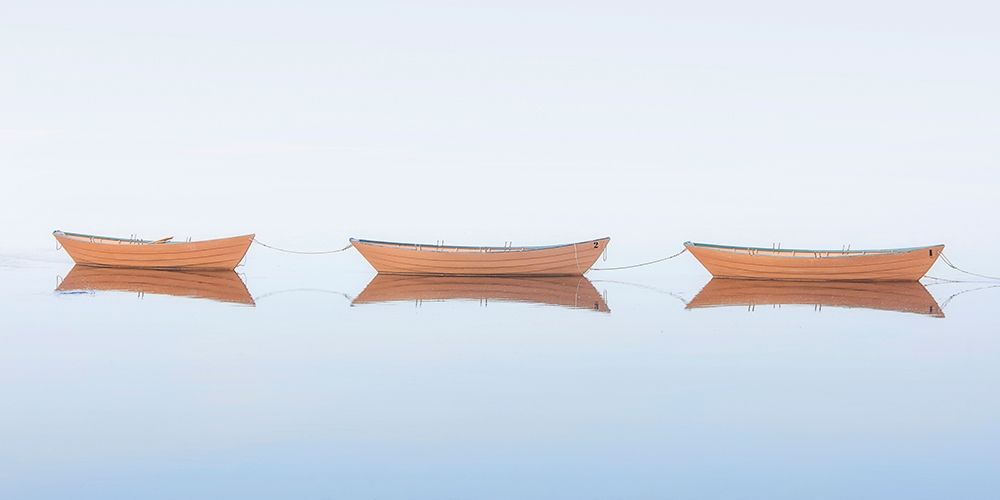 Three Dories II art print by Katherine Gendreau for $57.95 CAD