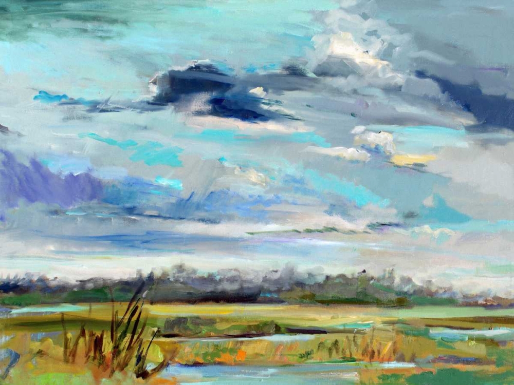 Marsh Skies art print by Carol Hallock for $57.95 CAD