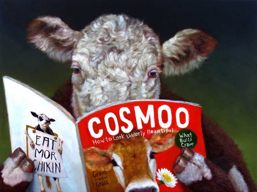 Cow Tips art print by Lucia Heffernan for $57.95 CAD
