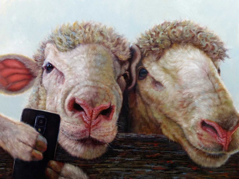 Selfie art print by Lucia Heffernan for $57.95 CAD