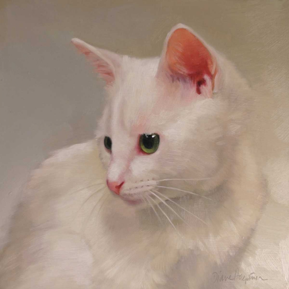 White Kitten art print by Diane Hoeptner for $57.95 CAD