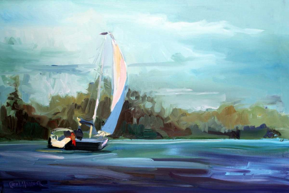 Sailboat art print by Carol Hallock for $57.95 CAD