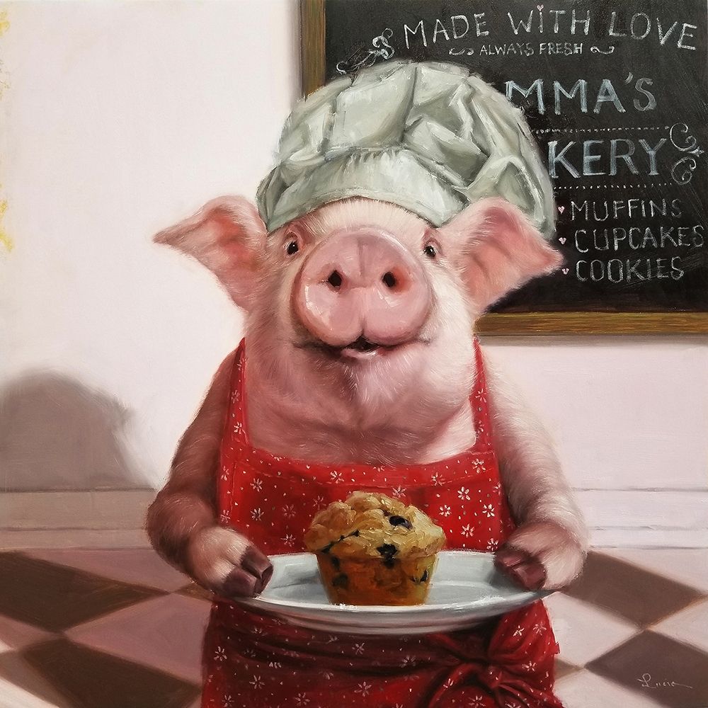 Pinkies Bakery art print by Lucia Heffernan for $57.95 CAD