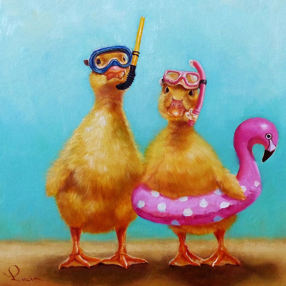 Pool Party art print by Lucia Heffernan for $57.95 CAD