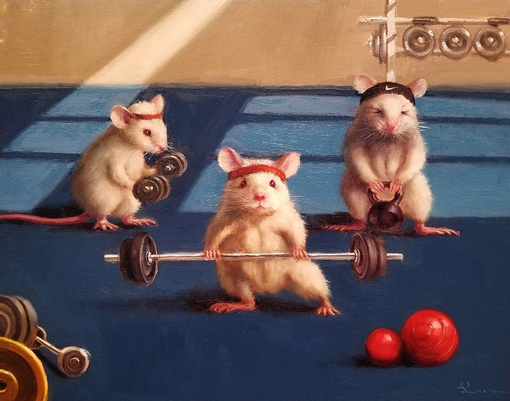 Gym Rats art print by Lucia Heffernan for $57.95 CAD