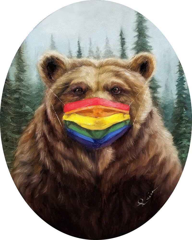 Bear Pride art print by Lucia Heffernan for $57.95 CAD