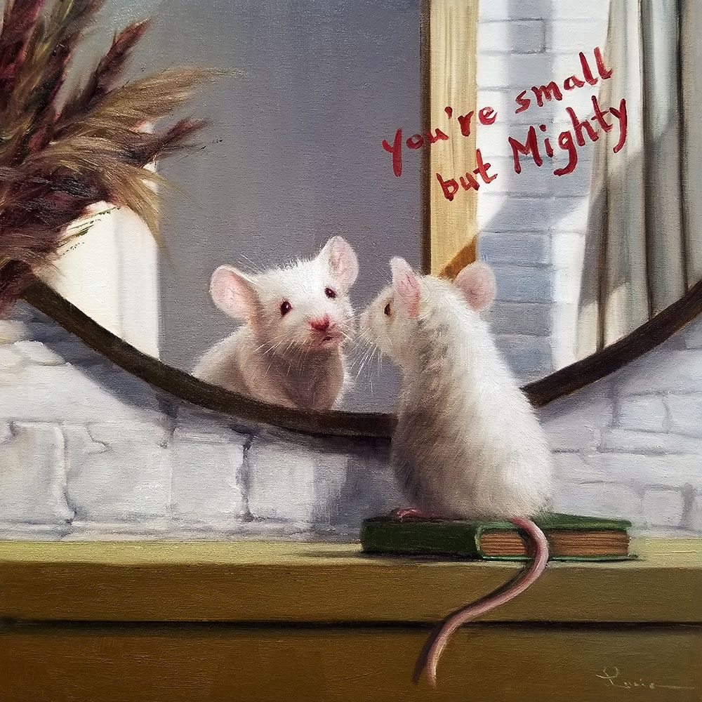 Mighty Mouse art print by Lucia Heffernan for $57.95 CAD