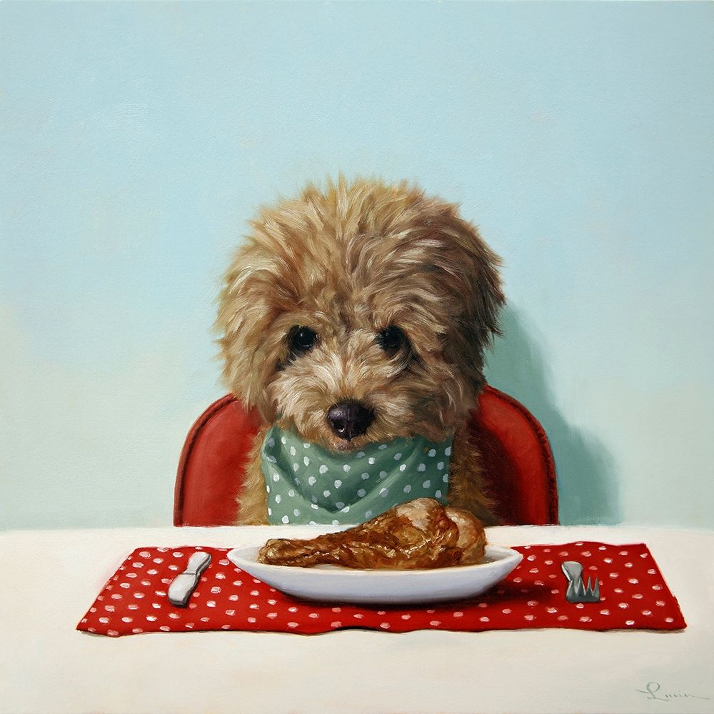Puppy Chow art print by Lucia Heffernan for $57.95 CAD