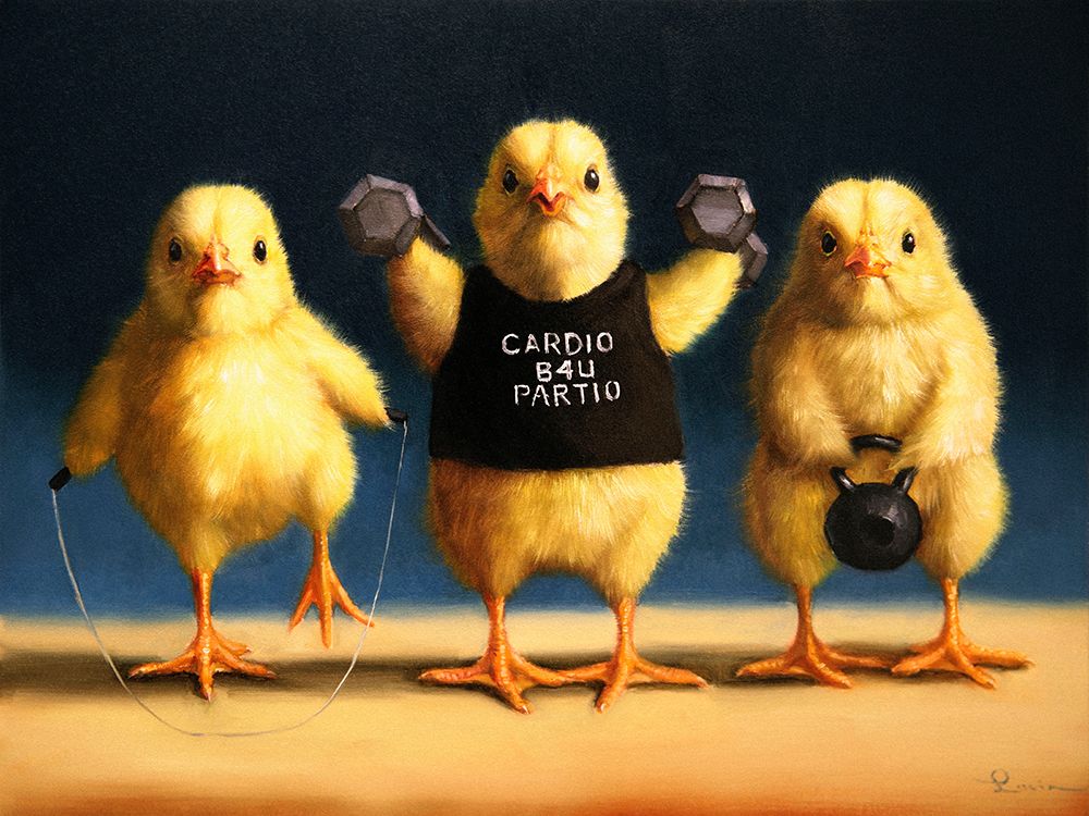 Cardio Chicks art print by Lucia Heffernan for $57.95 CAD
