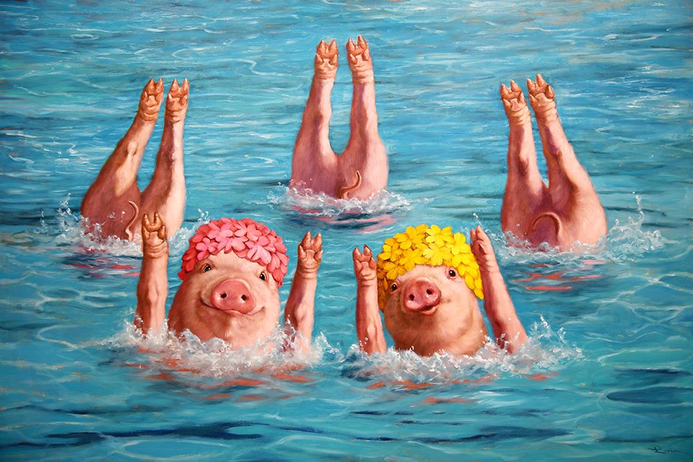Water Ballet art print by Lucia Heffernan for $57.95 CAD