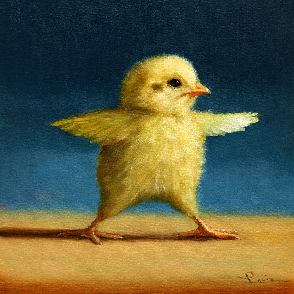 Yoga Chick Warrior Two art print by Lucia Heffernan for $57.95 CAD