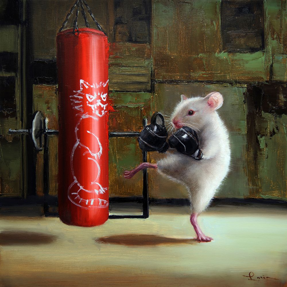 Gym Rat art print by Lucia Heffernan for $57.95 CAD