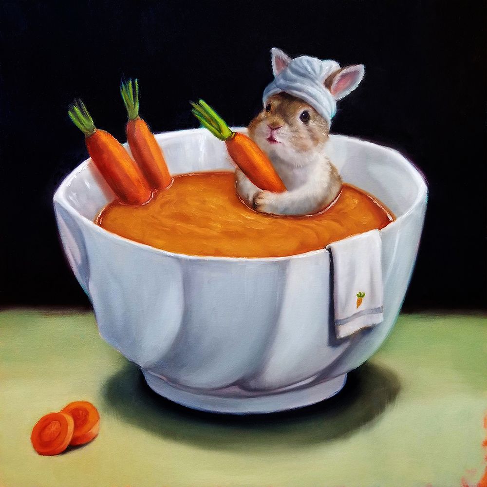 Carrot Spa art print by Lucia Heffernan for $57.95 CAD