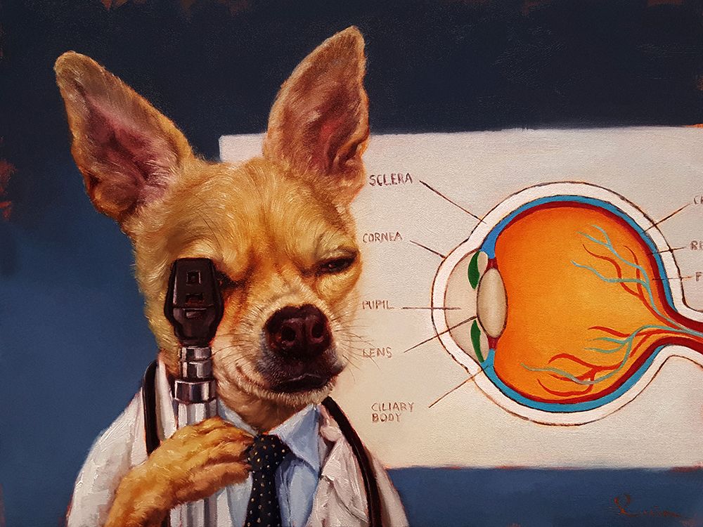 Seeing Eye Dog art print by Lucia Heffernan for $57.95 CAD