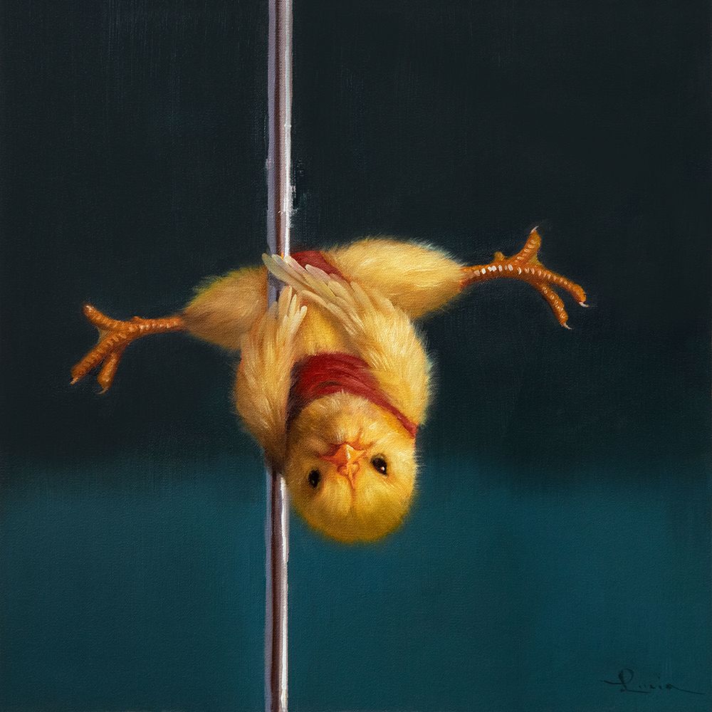 Pole Chick Inverted V art print by Lucia Heffernan for $57.95 CAD