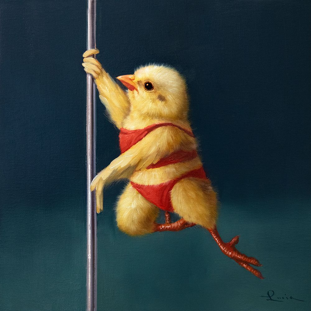 Pole Chick Tinkerbell art print by Lucia Heffernan for $57.95 CAD