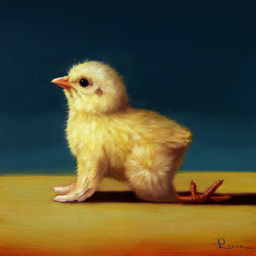 Yoga Chick Cow art print by Lucia Heffernan for $57.95 CAD