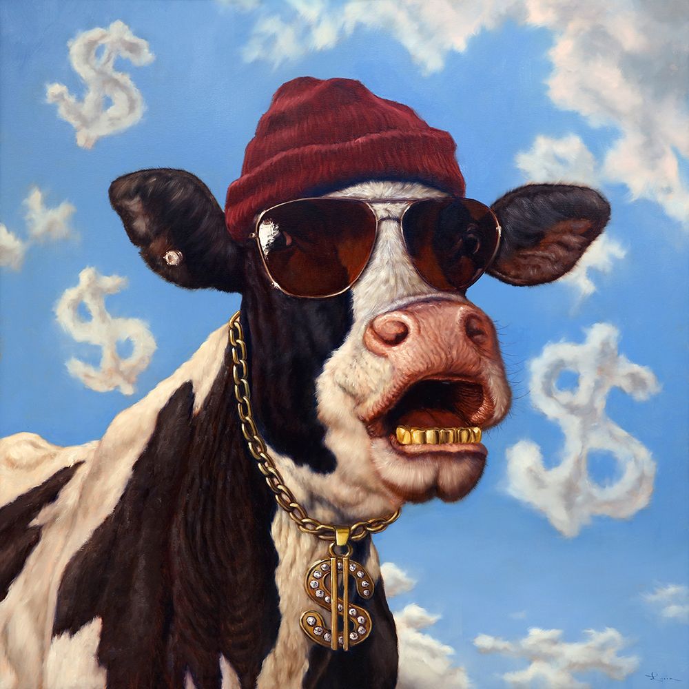 Cash Cow art print by Lucia Heffernan for $57.95 CAD