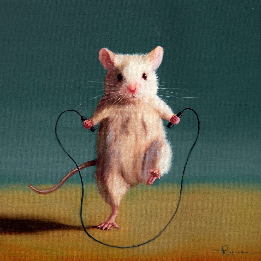 Gym Rat Jump Rope art print by Lucia Heffernan for $57.95 CAD