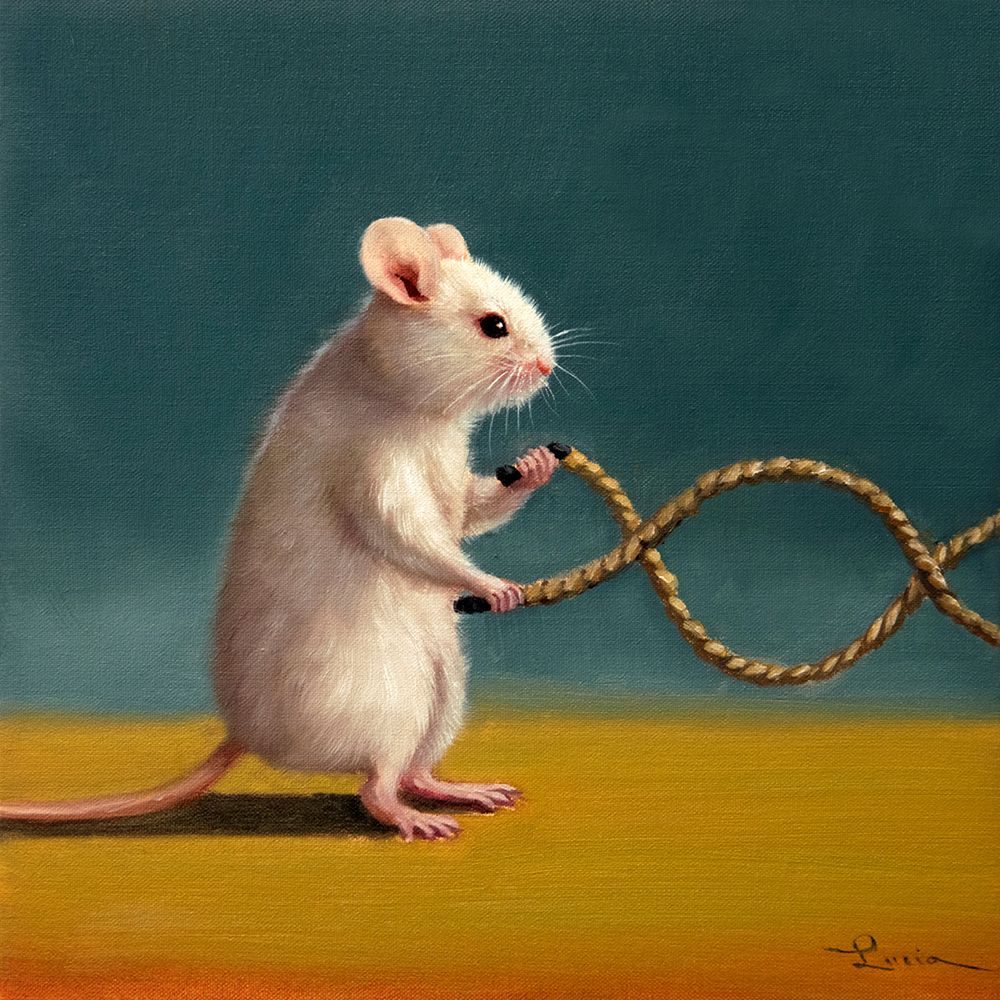 Gym Rat Battle Rope art print by Lucia Heffernan for $57.95 CAD