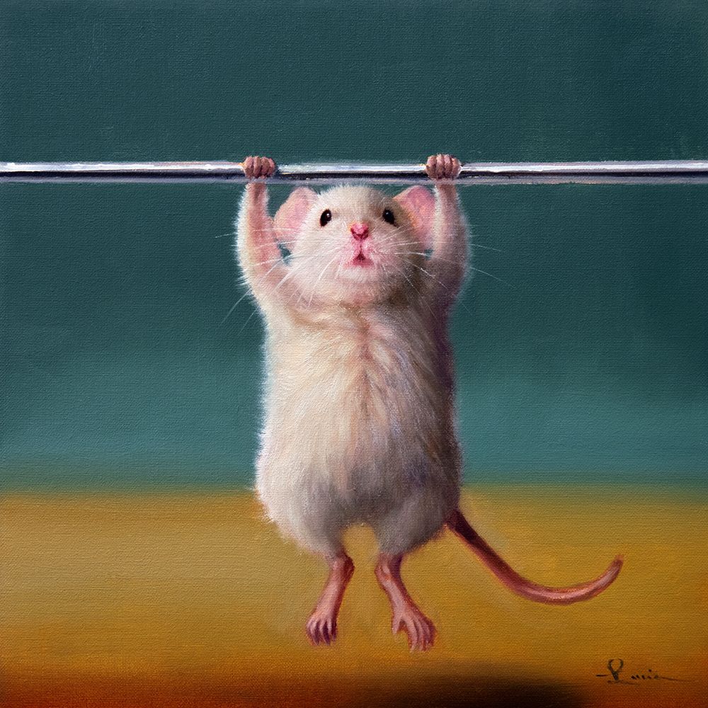 Gym Rat Pull Up art print by Lucia Heffernan for $57.95 CAD