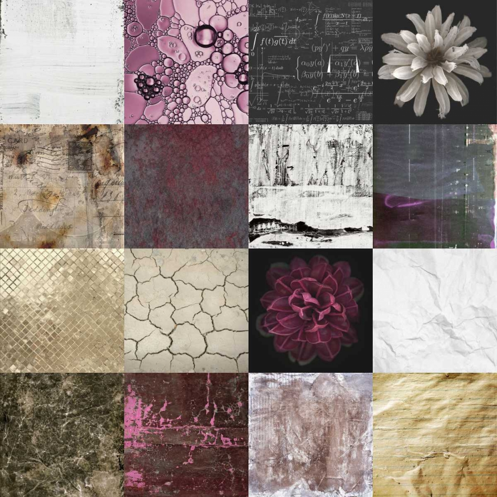Tiles Decor Purple Notes art print by GraphINC for $57.95 CAD