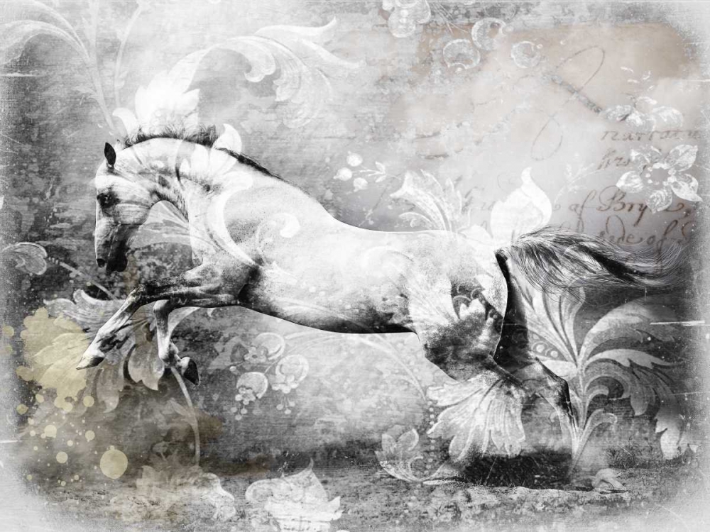 White Horse art print by GraphINC for $57.95 CAD