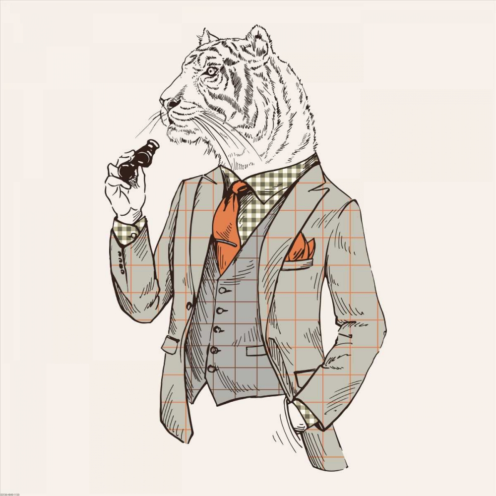 Tiger-man art print by GraphINC for $57.95 CAD