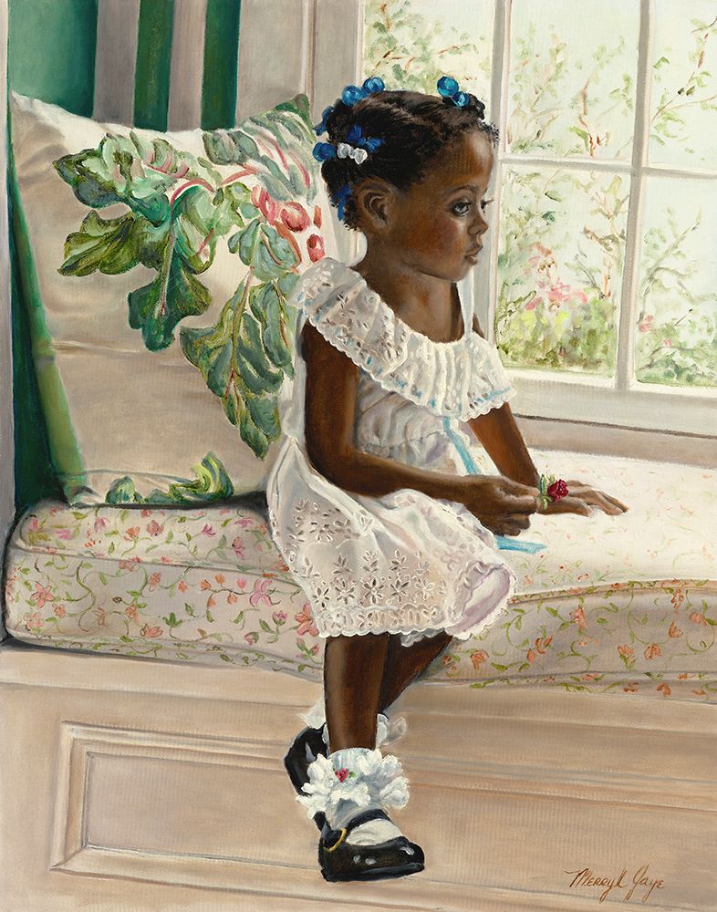 Waiting For Daddy art print by Merryl Jaye for $57.95 CAD