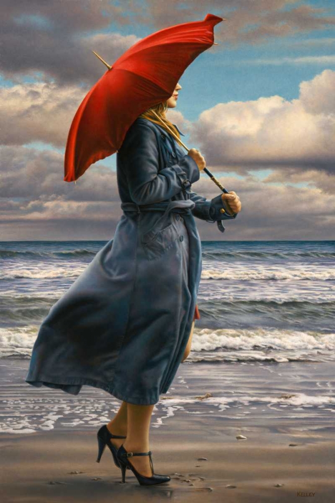 Red Umbrella art print by Paul Kelley for $57.95 CAD