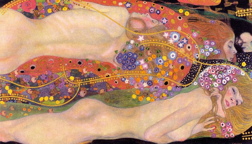 Water Serpents II art print by Gustav Klimt for $57.95 CAD
