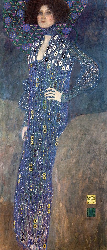 Portrait of Emilie Floge art print by Gustav Klimt for $57.95 CAD
