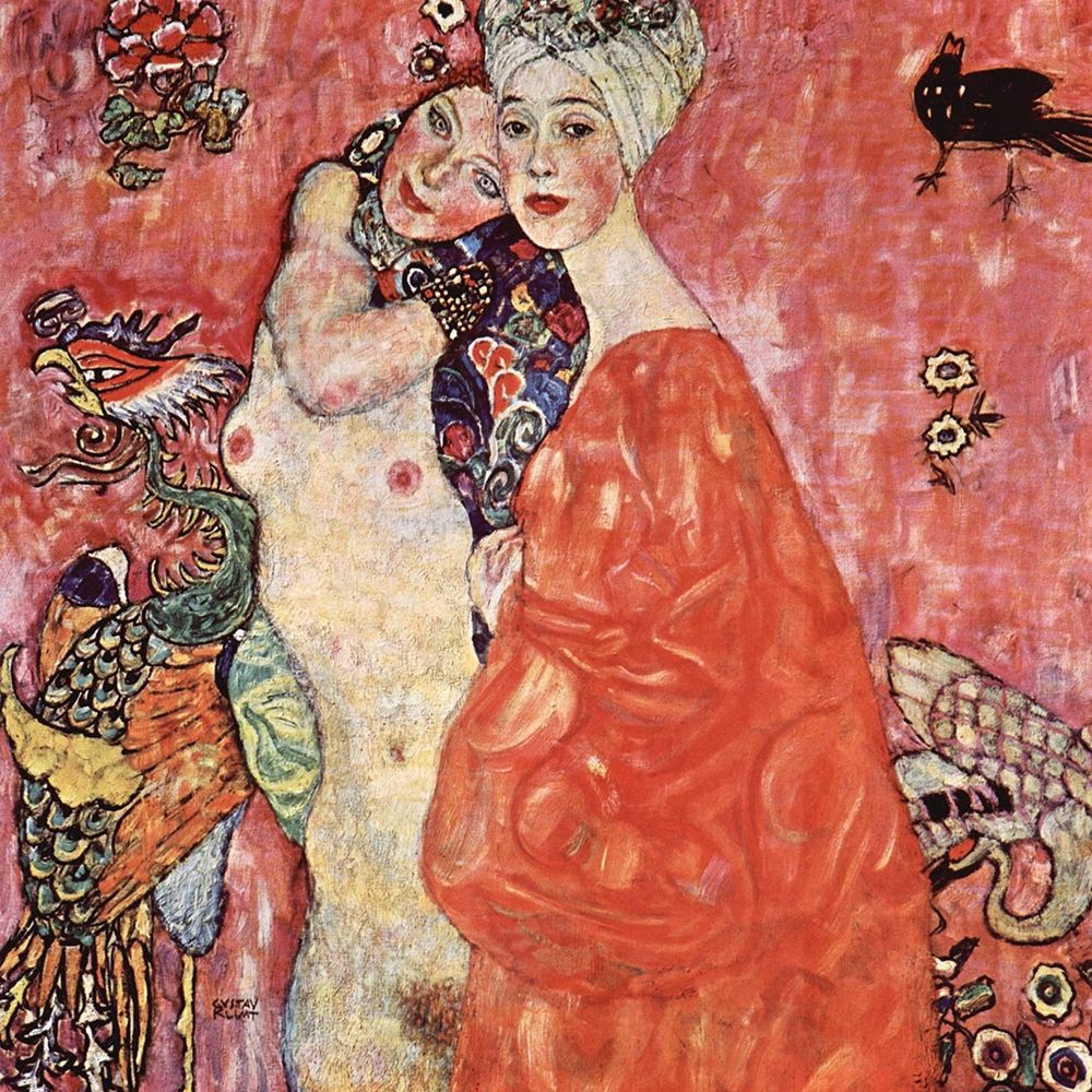 The Girlfriends art print by Gustav Klimt for $57.95 CAD