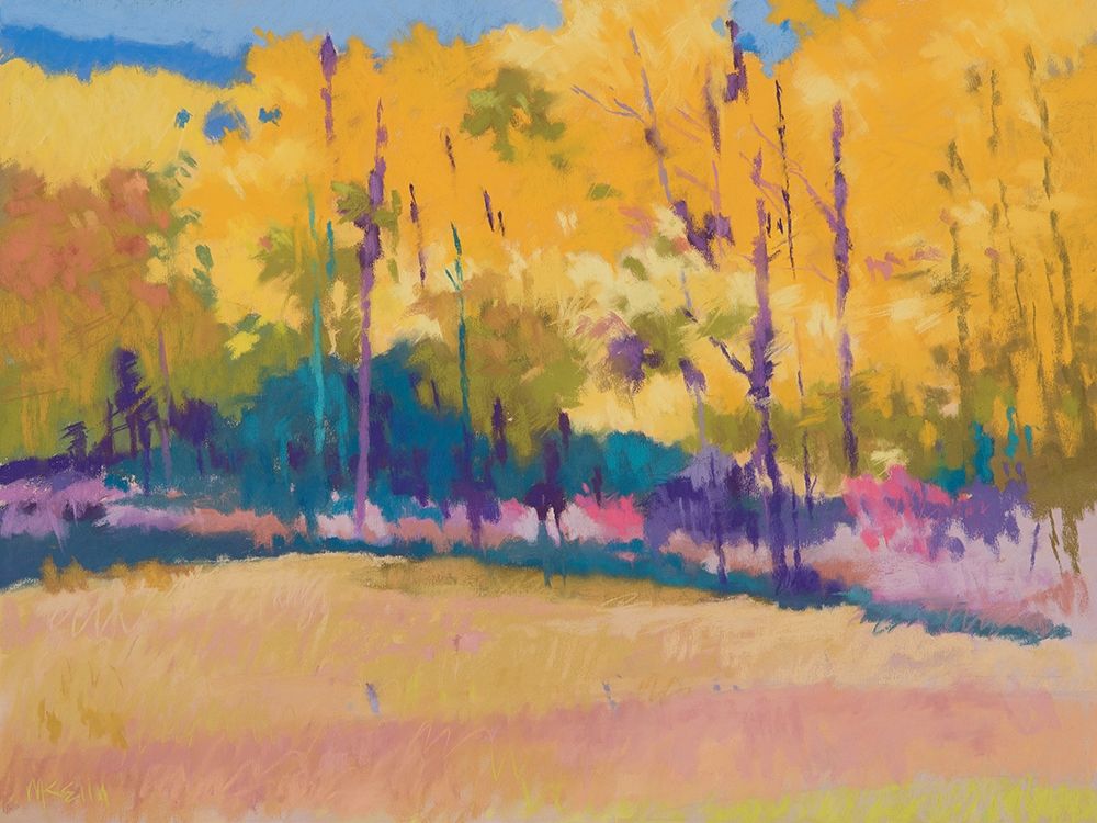Yellow Trees art print by Mike Kelly for $57.95 CAD