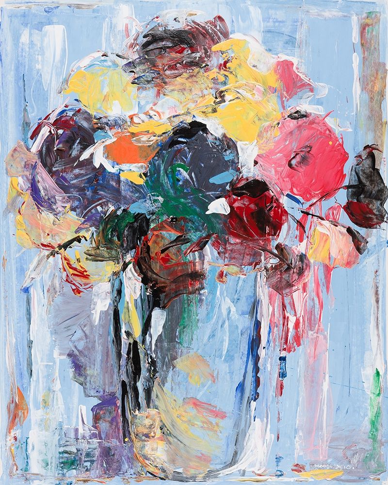 Bouquet in Blue art print by Hooshang Khorasani for $57.95 CAD