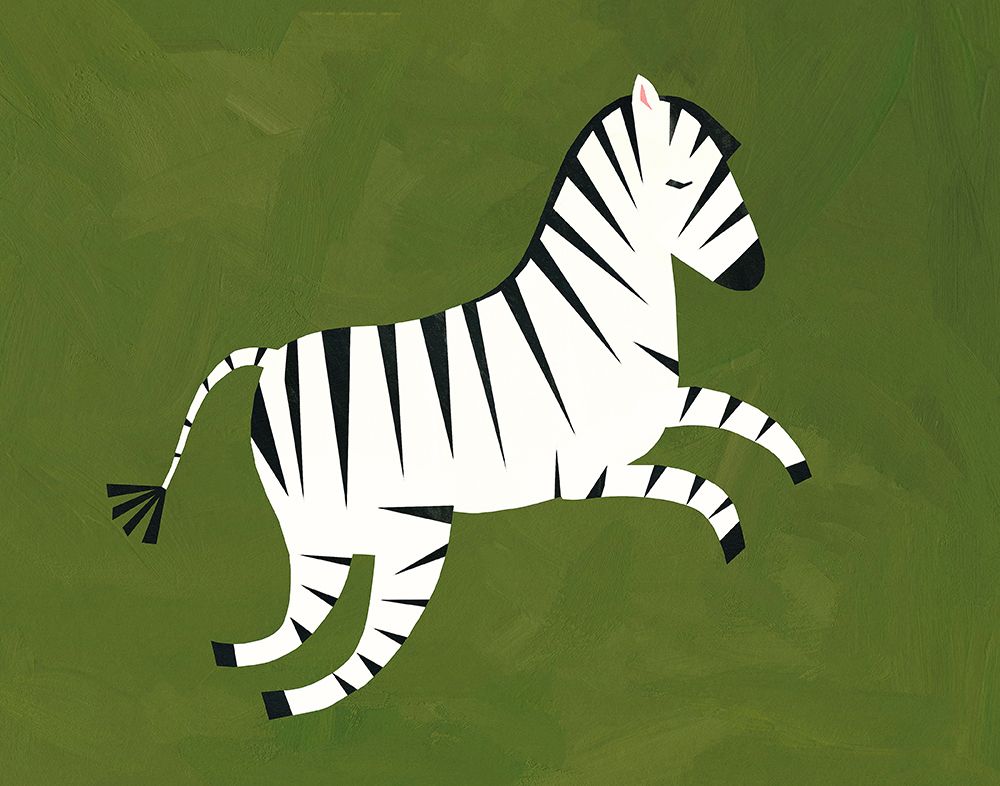 Zebra art print by Emily Kopcik for $57.95 CAD
