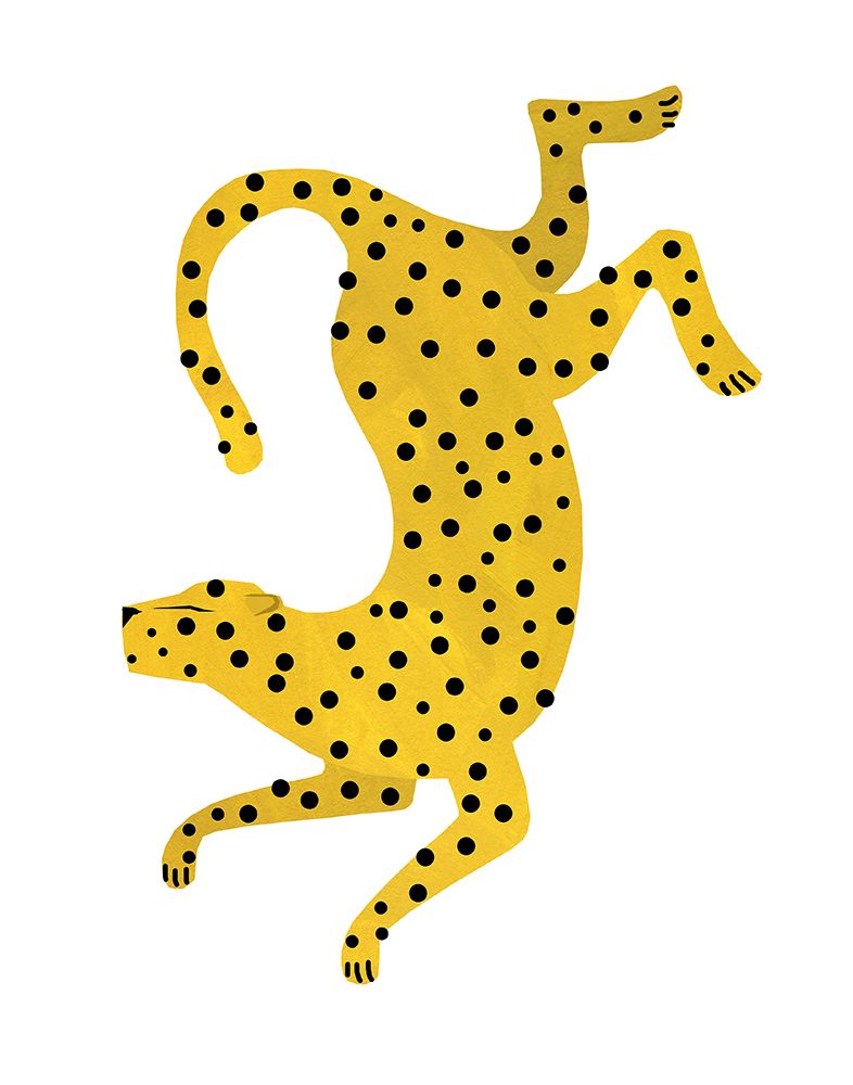 Dotted Cheetah art print by Emily Kopcik for $57.95 CAD