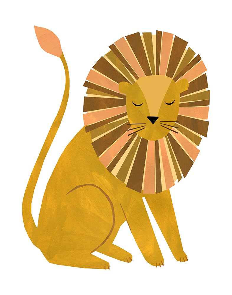 Lion art print by Emily Kopcik for $57.95 CAD