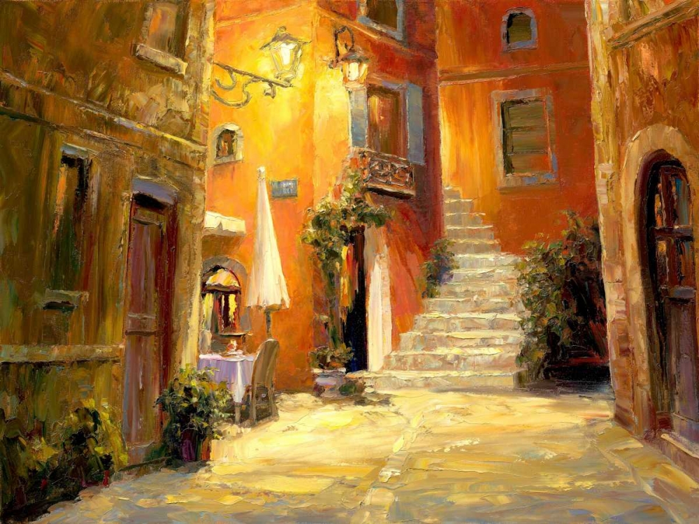 Lighted Alley art print by Haixia Liu for $57.95 CAD