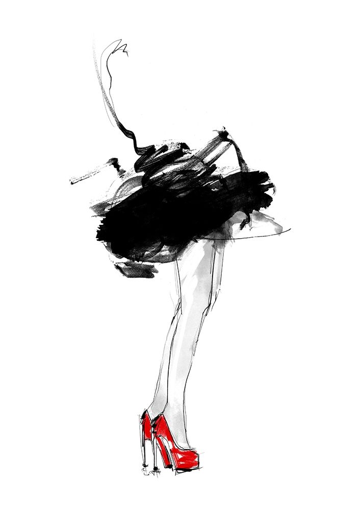 Red Shoes art print by Lotta Larsdotter for $57.95 CAD