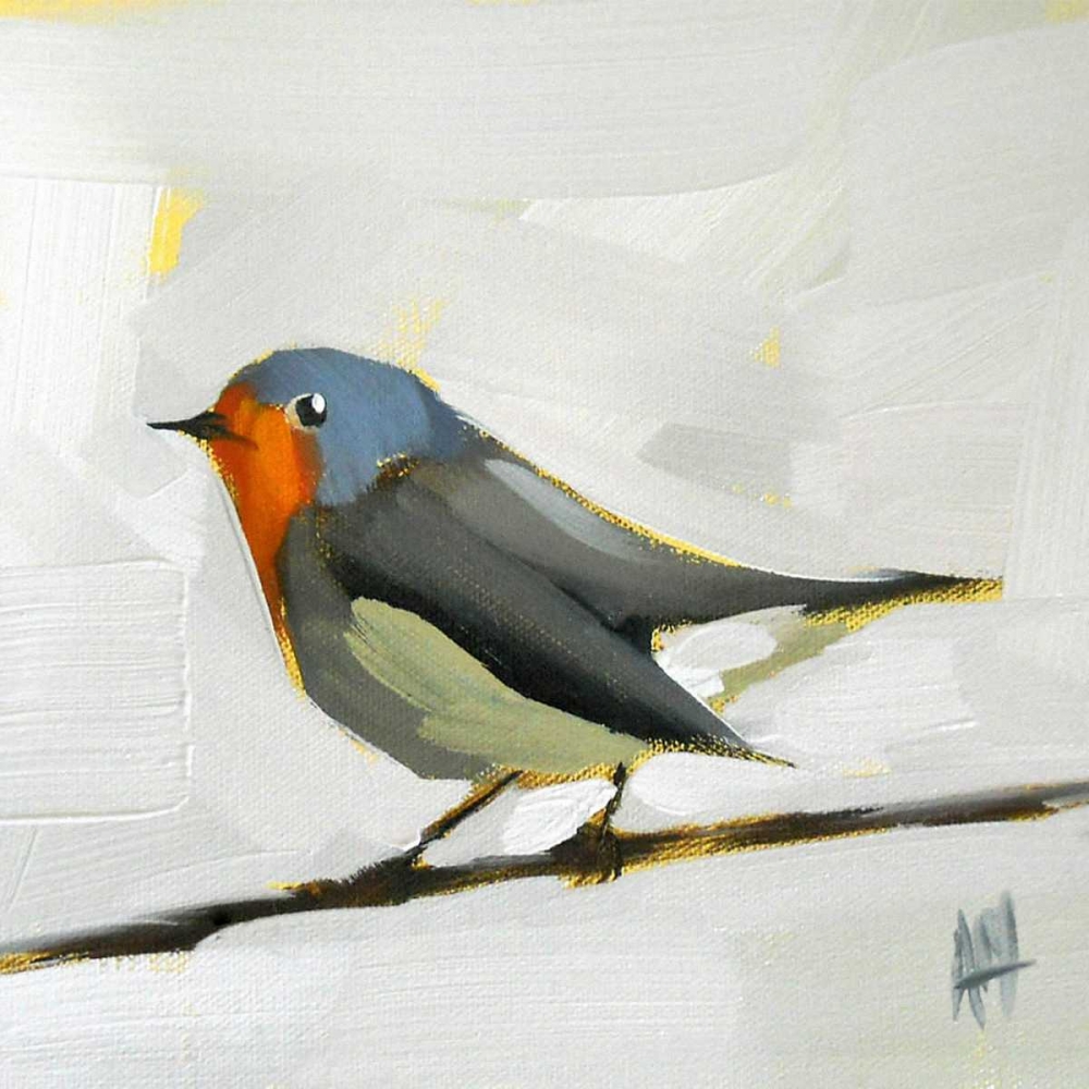 Robin on Wire art print by Angela Moulton for $57.95 CAD