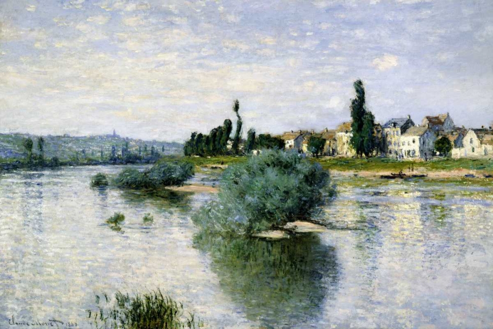 The Seine at Lavacourt art print by Claude Monet for $57.95 CAD