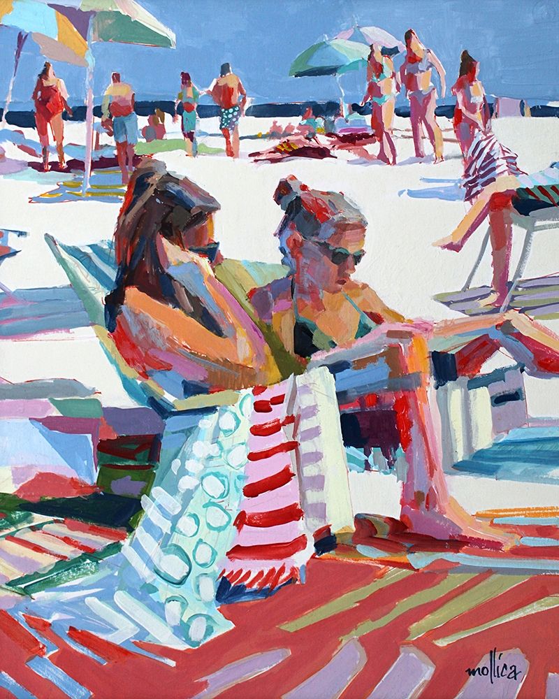 Beach Gossip art print by Patti Mollica for $57.95 CAD