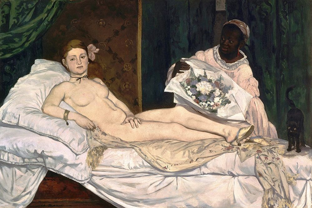 Olympia art print by Edouard Manet for $57.95 CAD