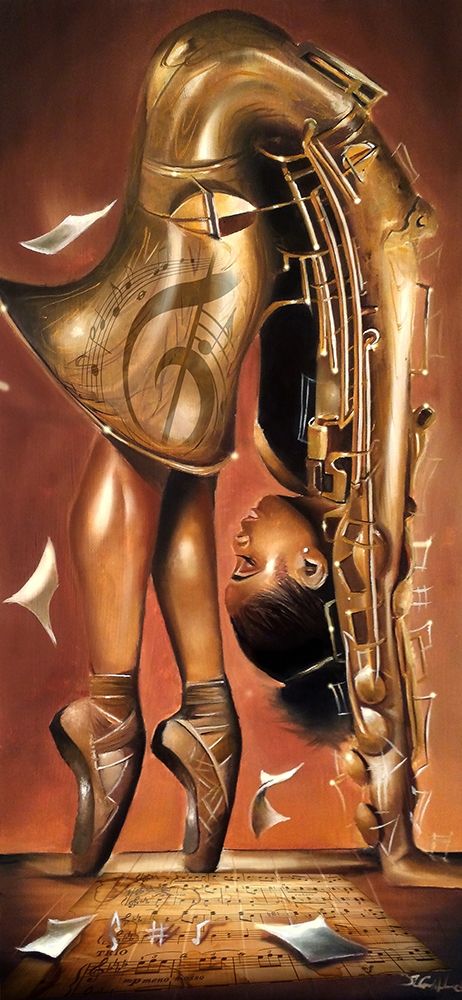 Balletic Tune art print by Salaam Muhammad for $57.95 CAD