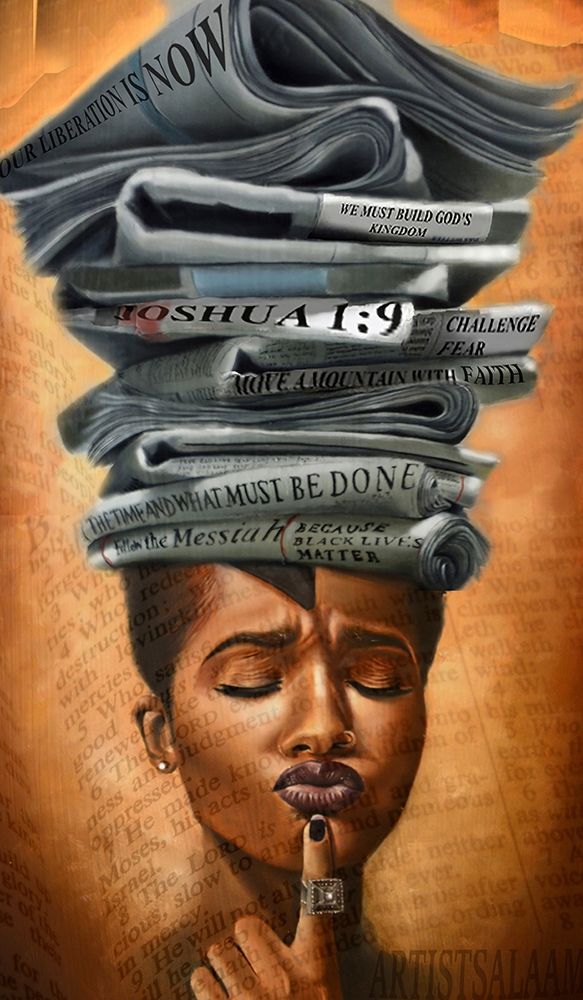 Liberated Thoughts art print by Salaam Muhammad for $57.95 CAD